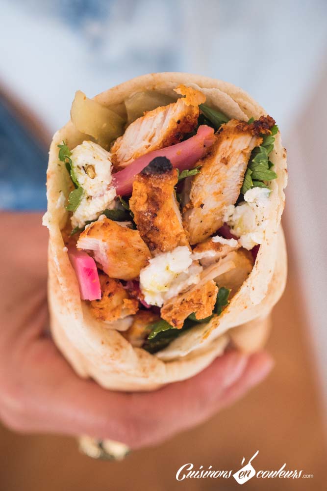 Shawarma-au-poulet - Shawarma au poulet HYPER FACILE !