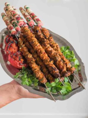 Brochettes d’agneau à la marocaine