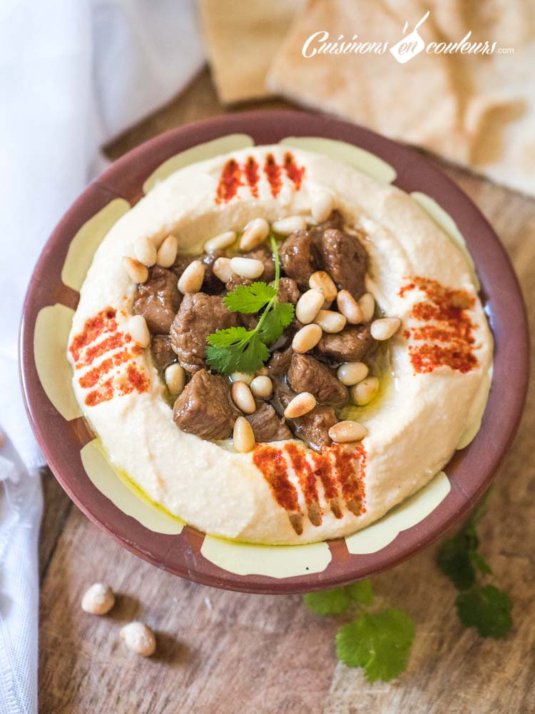 Houmous-Lahme-2 - Houmous Lahmé, comme au Liban !