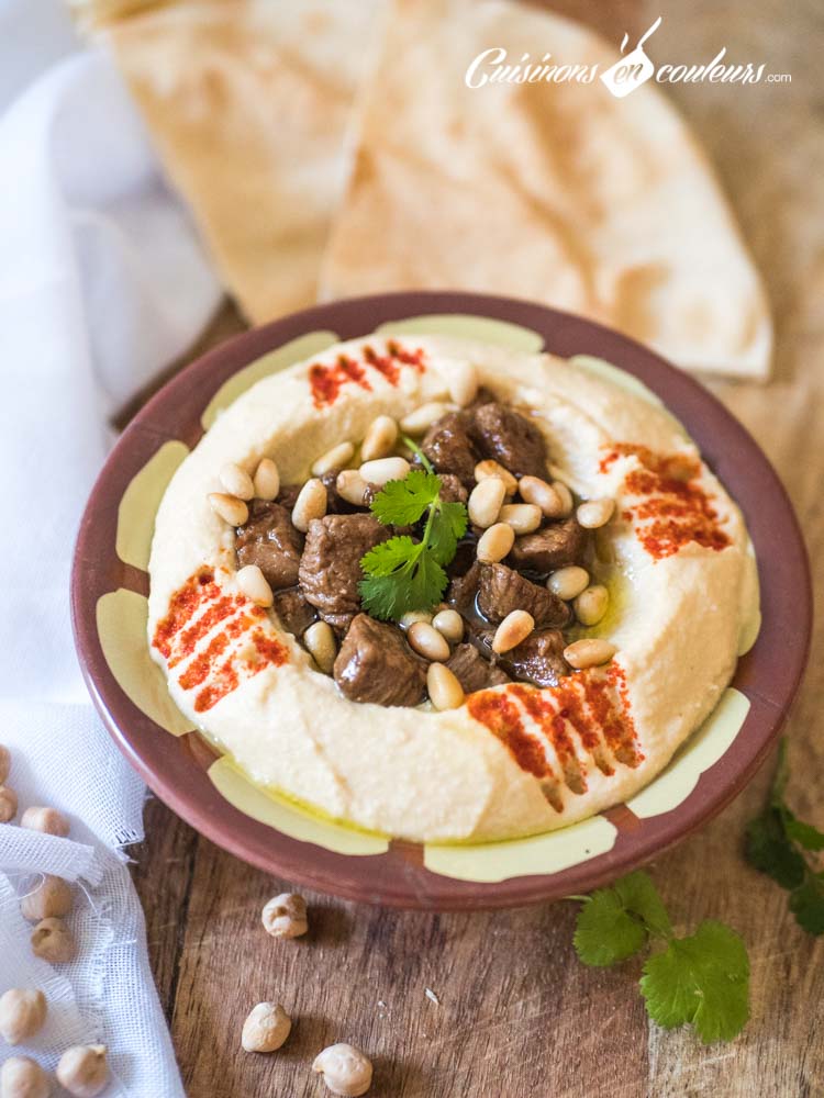 Houmous-Lahme - Houmous Lahmé, comme au Liban !