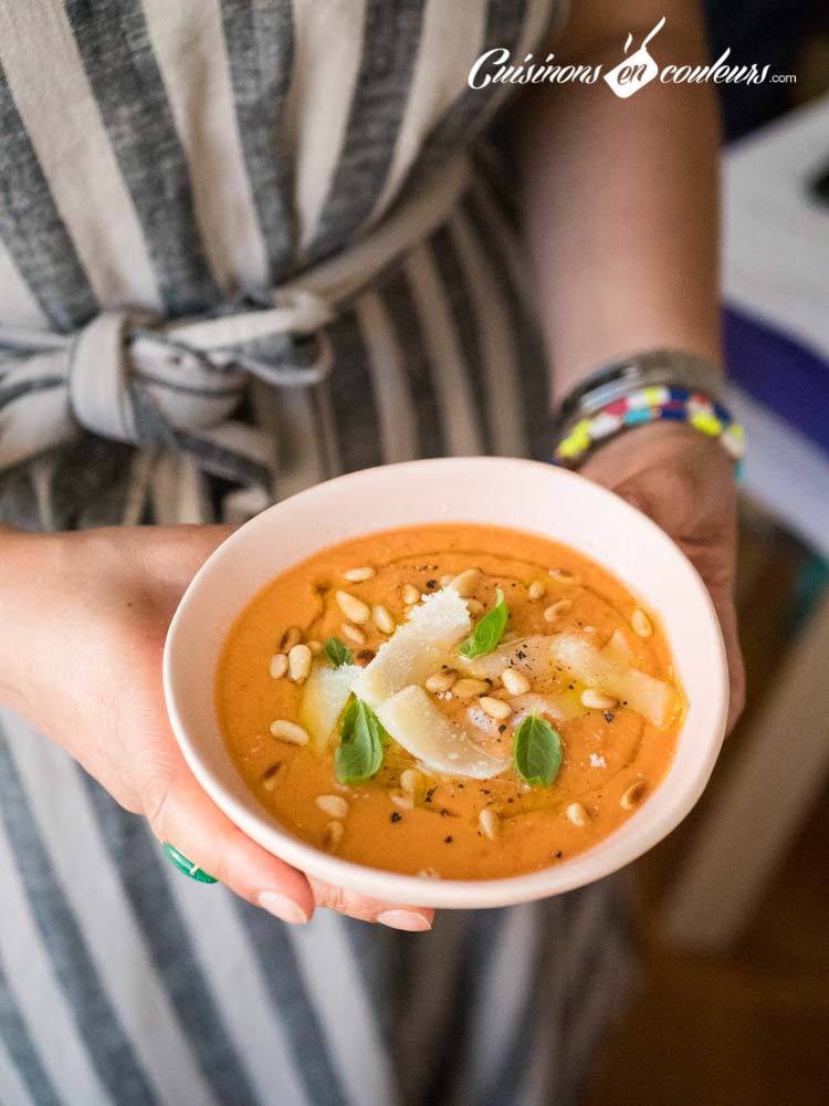 gaspacho-de-tomates-aux-tomates-sechees-2 - Soupe froide de tomates et tomates séchées