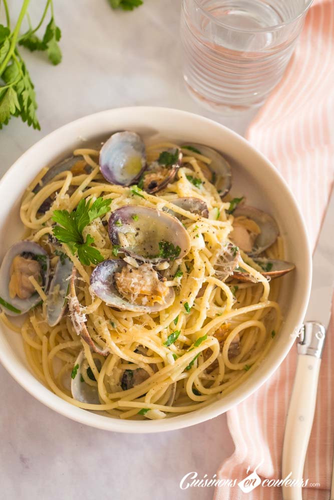 spaghetti-alle-vongole-7 - Spaghetti alle vongole, les spaghetti aux palourdes