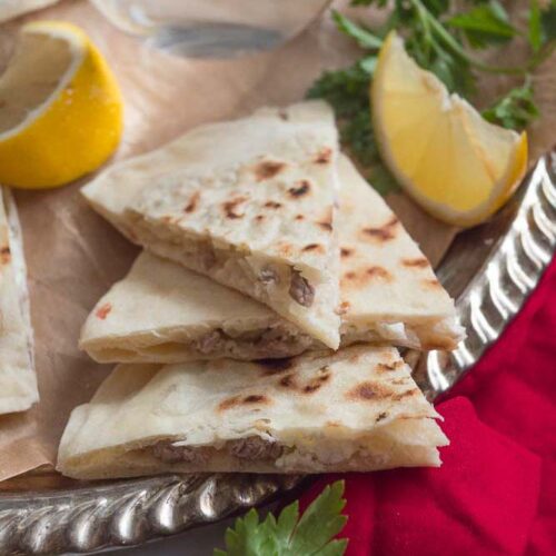 Gözleme à l’agneau et à la feta