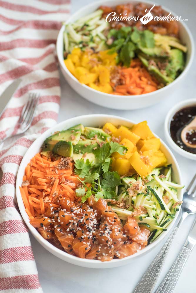 Poke-Bowl-au-saumon - Poke Bowl au saumon