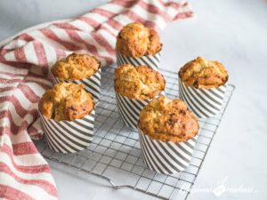Muffins aux pommes et à la cannelle