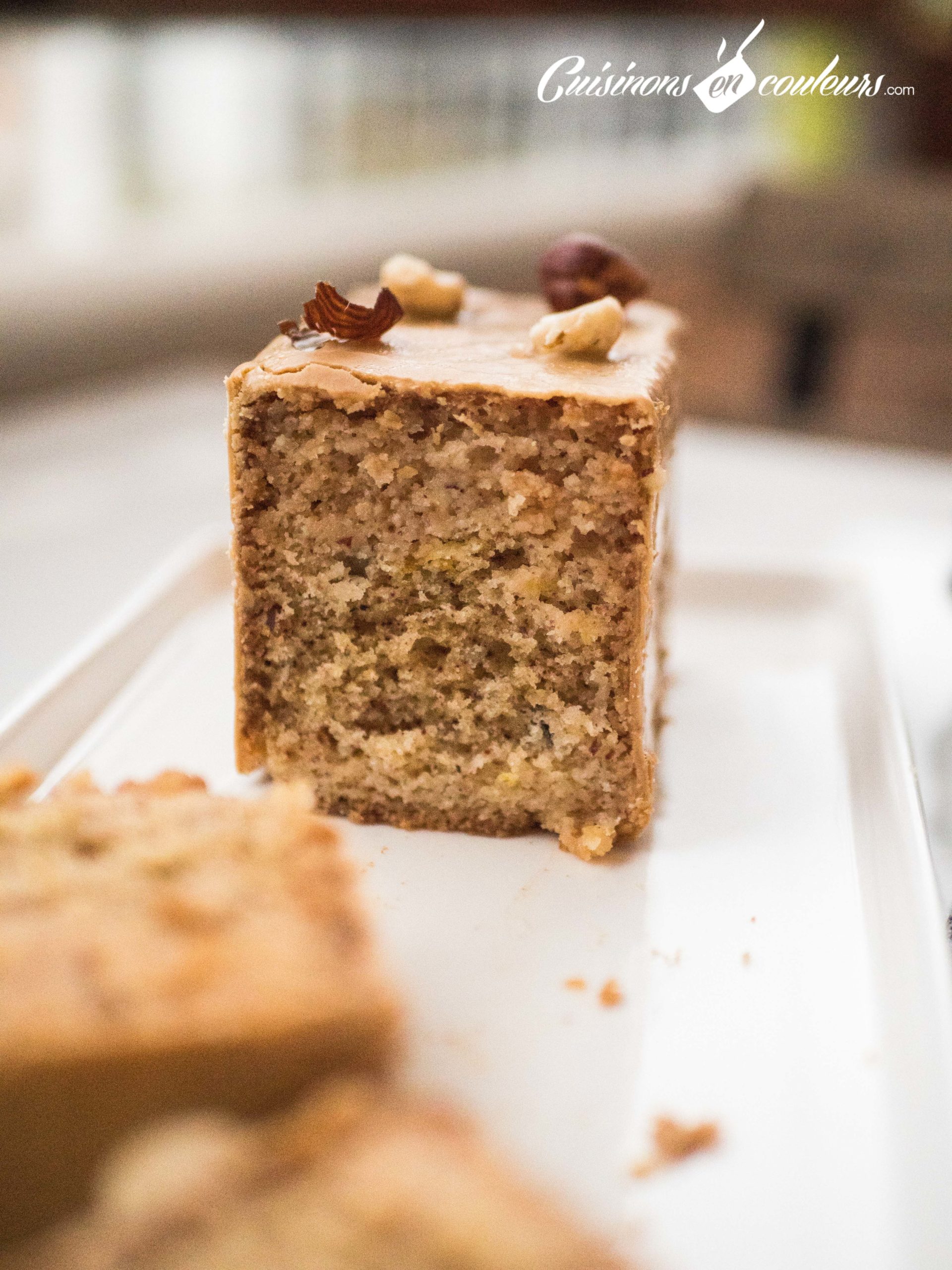 Cake au citron et aux noisettes