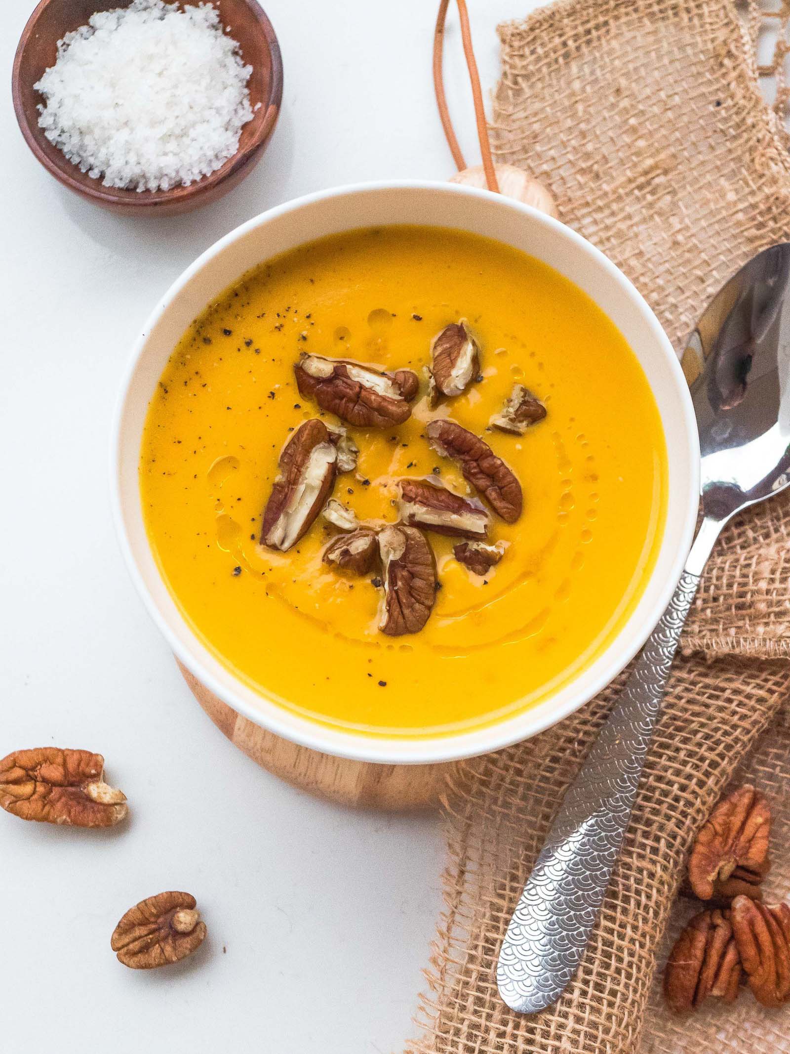 Velouté de champignons au Cantal