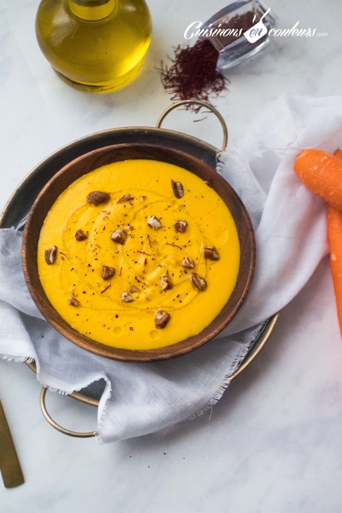 velouté de carottes au safran