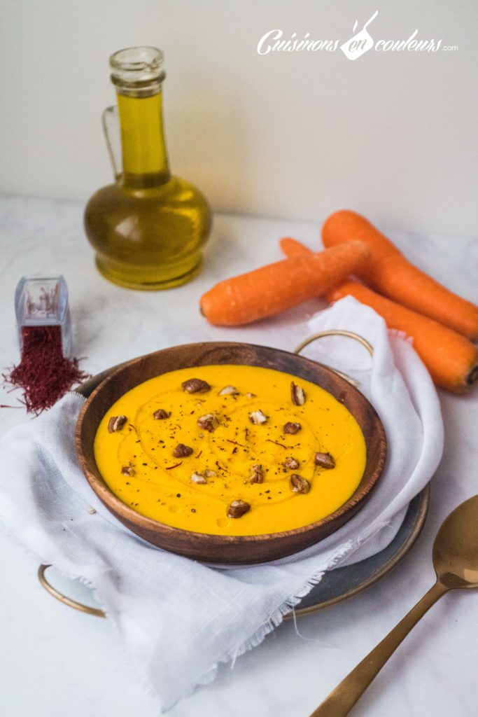 velouté de carottes au safran