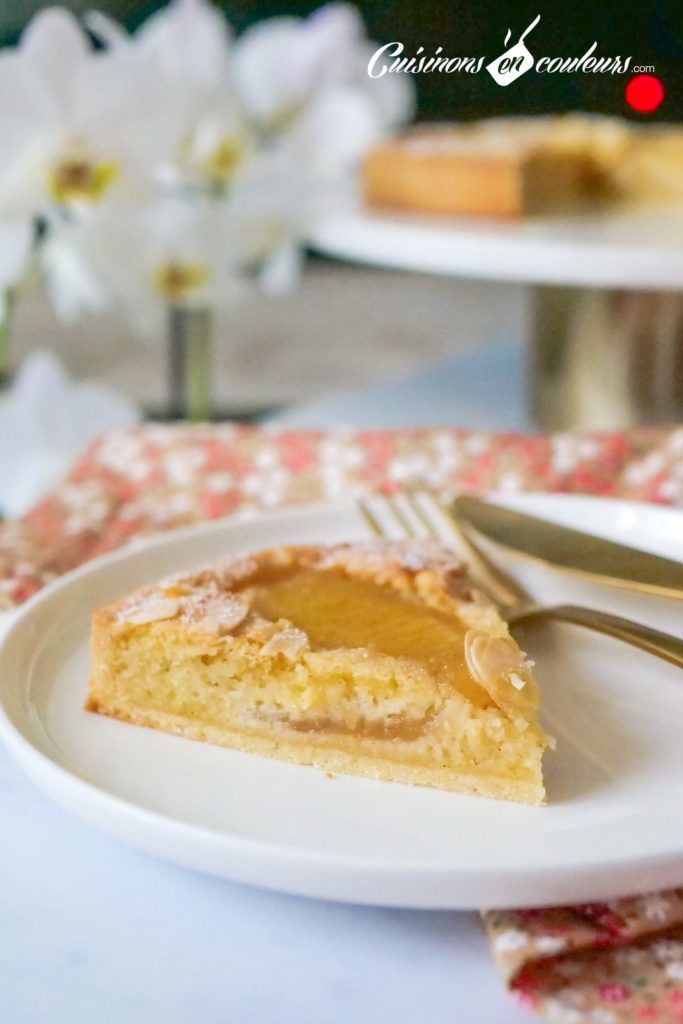 tarte-aux-poires-bourdaloue-683x1024 - Tarte aux poires, crème d'amandes, cannelle et fleur d'oranger