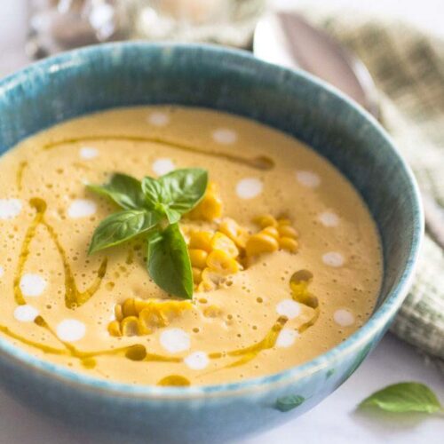 Velouté de maïs au lait de coco