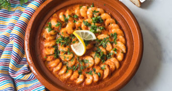 Tajine de crevettes