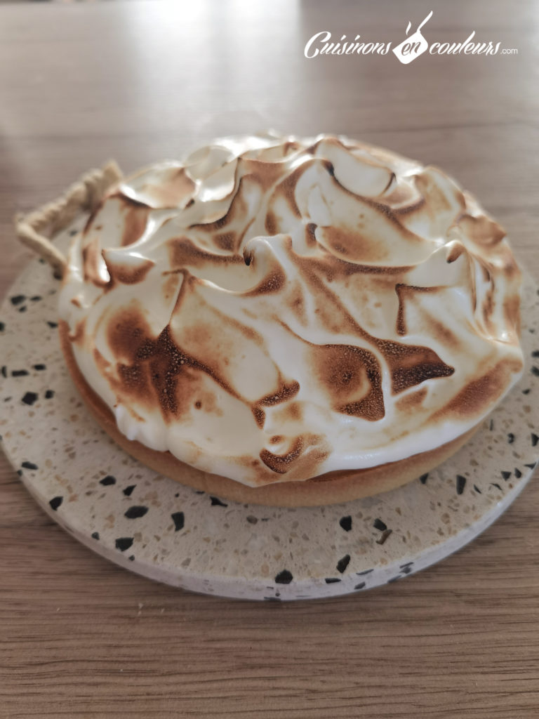 tarte au citron meringuée