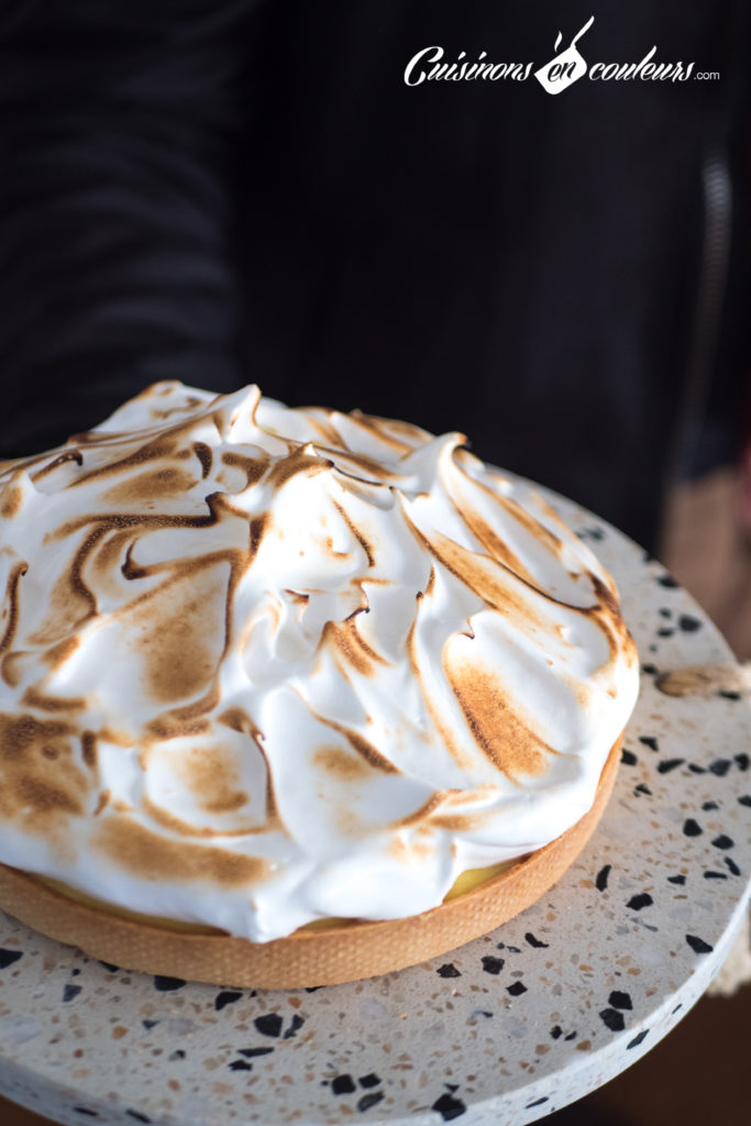 tarte au citron meringuée
