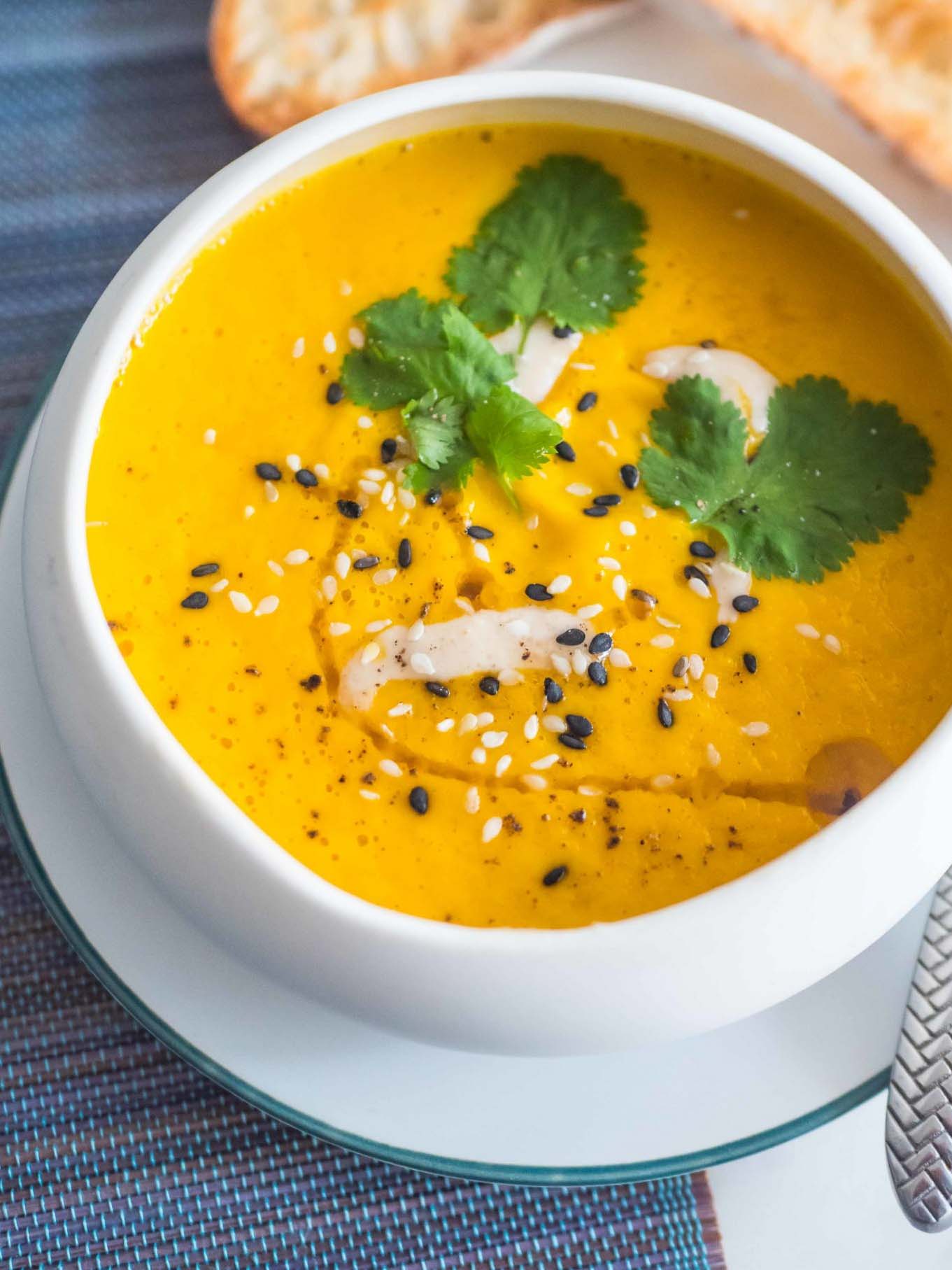 Velouté de champignons aux châtaignes