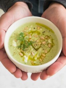 Velouté de champignons aux châtaignes