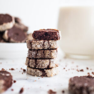 Diamants au chocolat et aux amandes