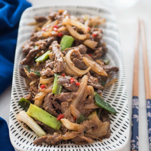 Boeuf aux 3 oignons HYPER facile