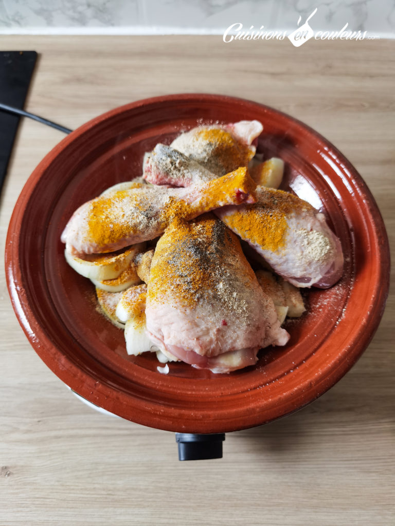 Tajine de poulet au four, simplissime - Kiss My Chef