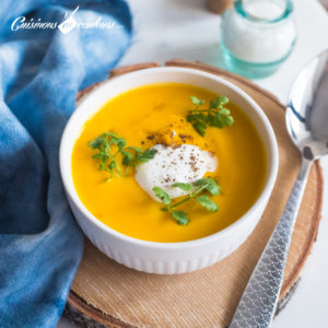 Velouté de carottes au gingembre