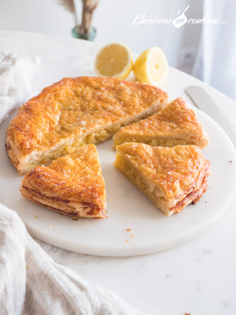 galette-des-rois-a-la-creme-damandes-citron-768x1024 - Galette des rois à la crème d'amandes au citron