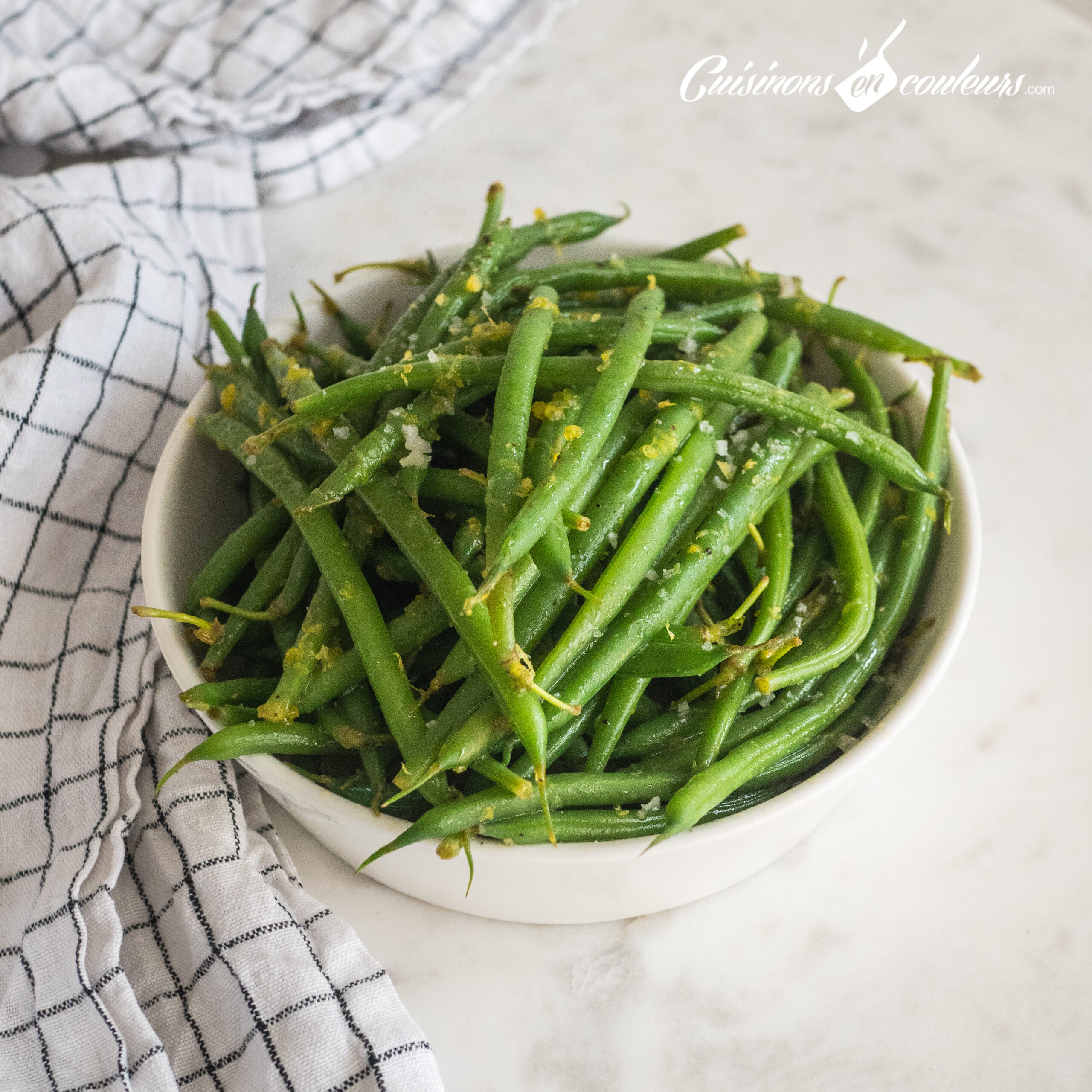 Haricots verts au citron - Cuisinons En Couleurs