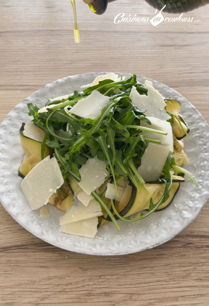 salade-de-courgettes-parmesan-4-702x1024 - Salade de courgettes, roquette et parmesan