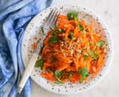 Salade de carottes au gingembre et cacahuètes