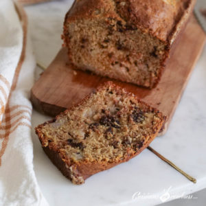 Banana Bread, un cake à la banane et au pépites de chocolat