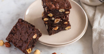 Brownie au chocolat et aux noisettes