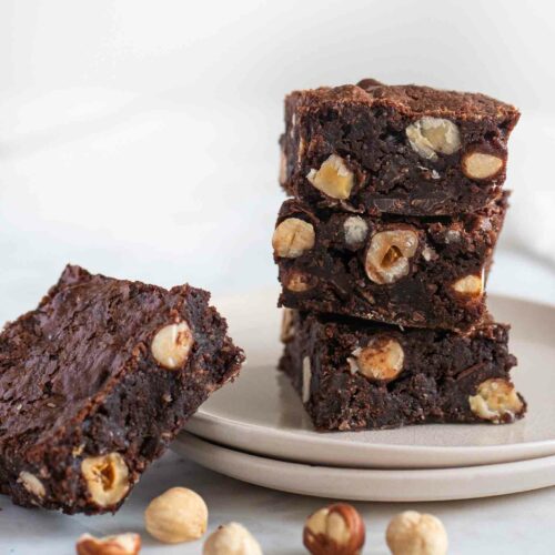 Brownie au chocolat et aux noisettes