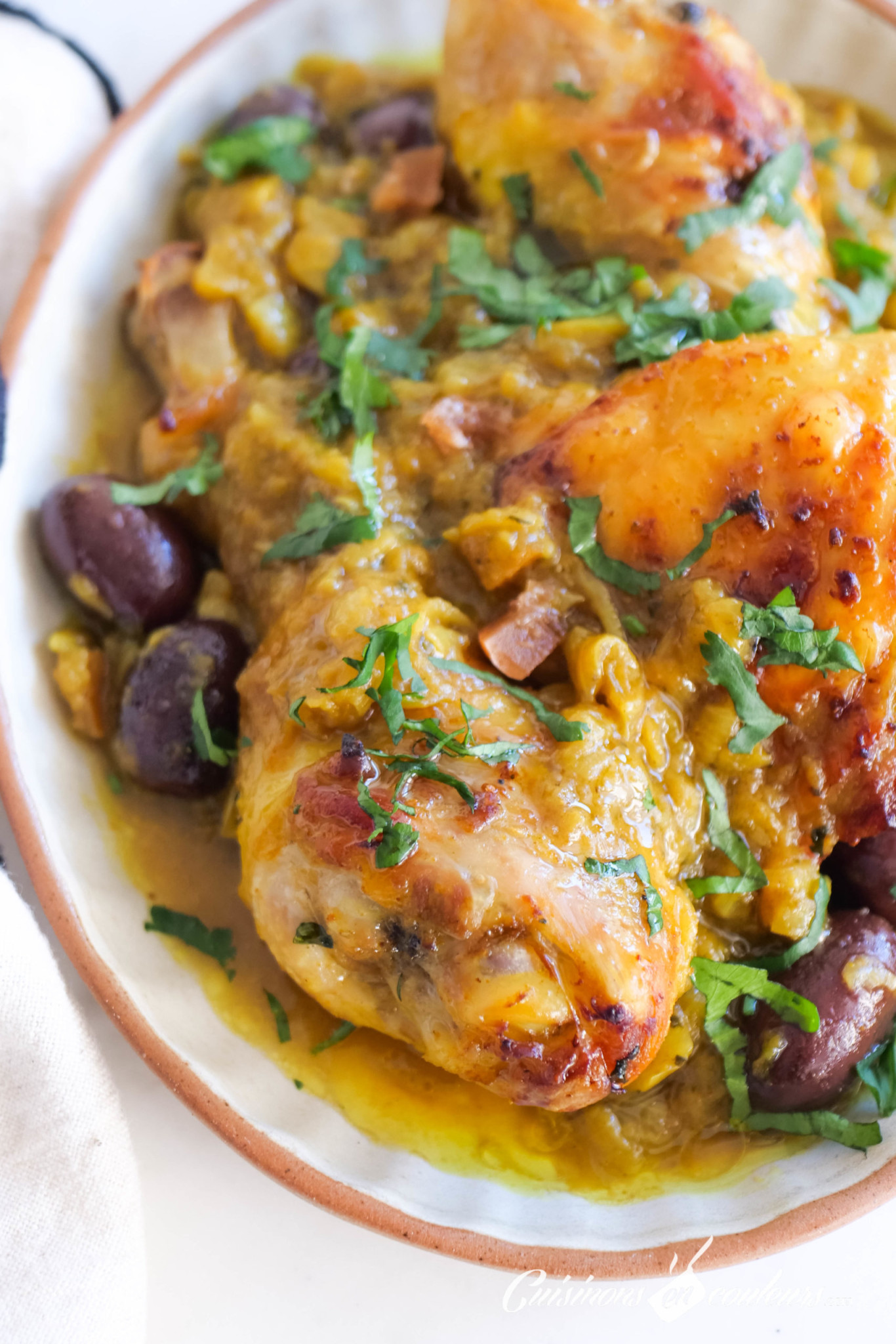 Poulet Mqualli, version rapide Cuisinons En Couleurs