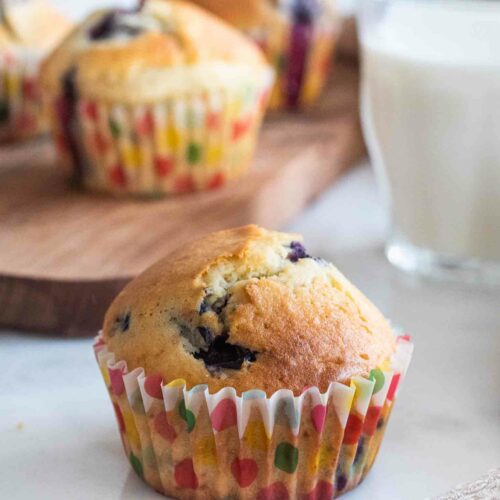 Muffins aux myrtilles comme dans Desperate Housewives