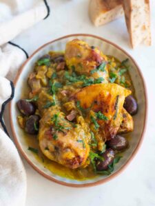 Poulet Mqualli, version rapide