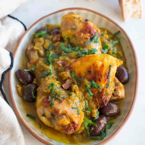 Poulet Mqualli, version rapide