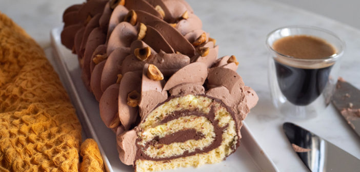 Bûche de Noël au chocolat