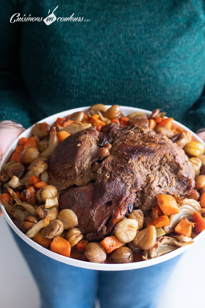 gigot d'agneau rôti