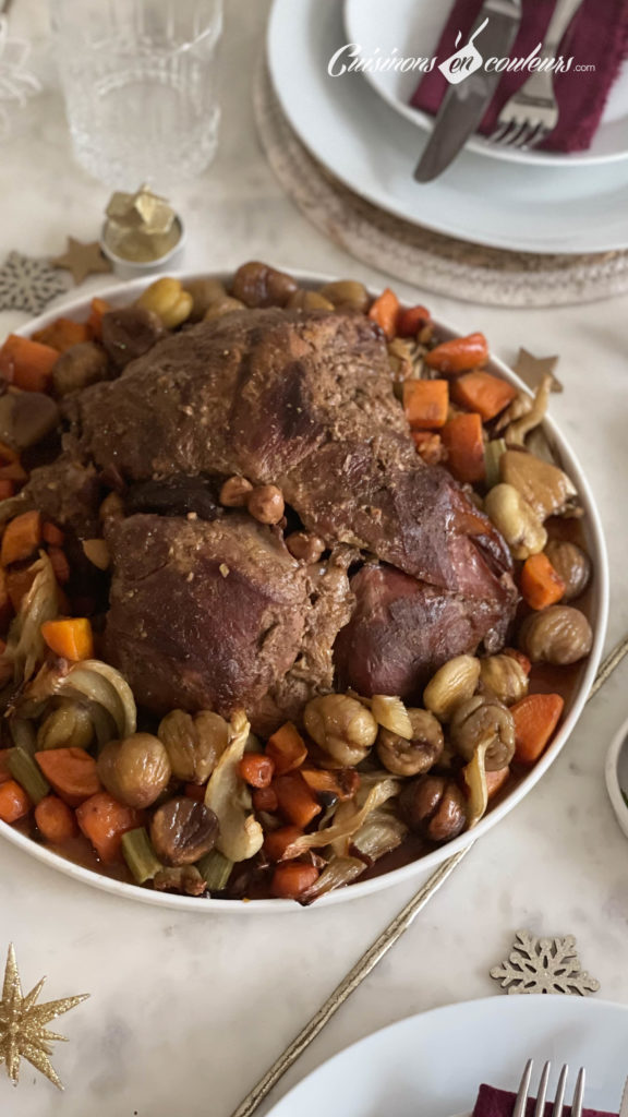 gigot d'agneau rôti