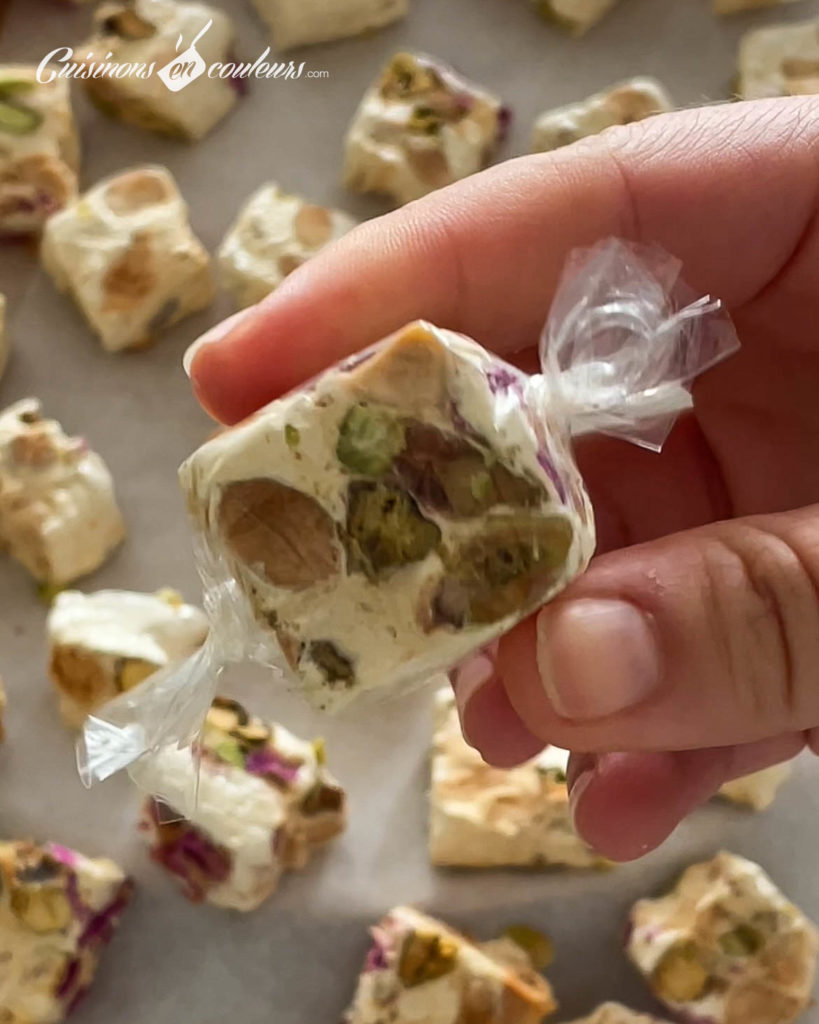 Recette - Nougat maison en vidéo 