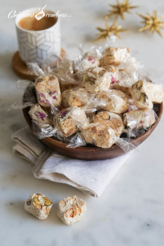 nougat-maison-683x1024 - Comment préparer une boîte de biscuits de Noël ?