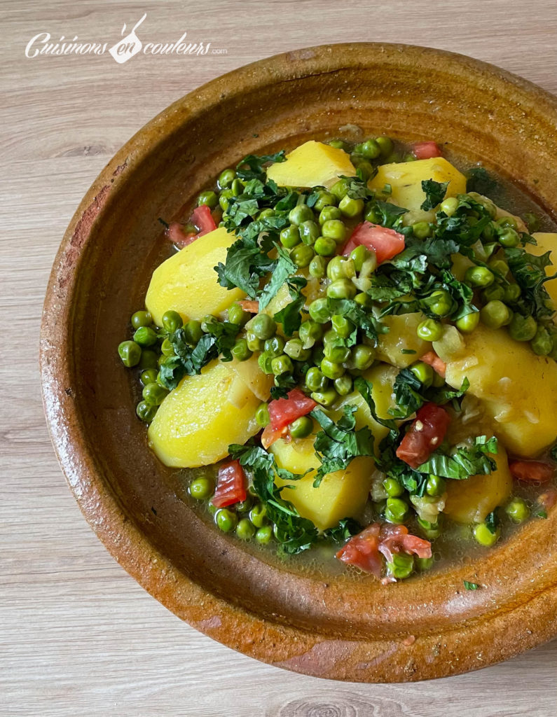 tajine-petits-pois-et-pdt-1-795x1024 - Tajine de veau aux pommes de terre et petits pois