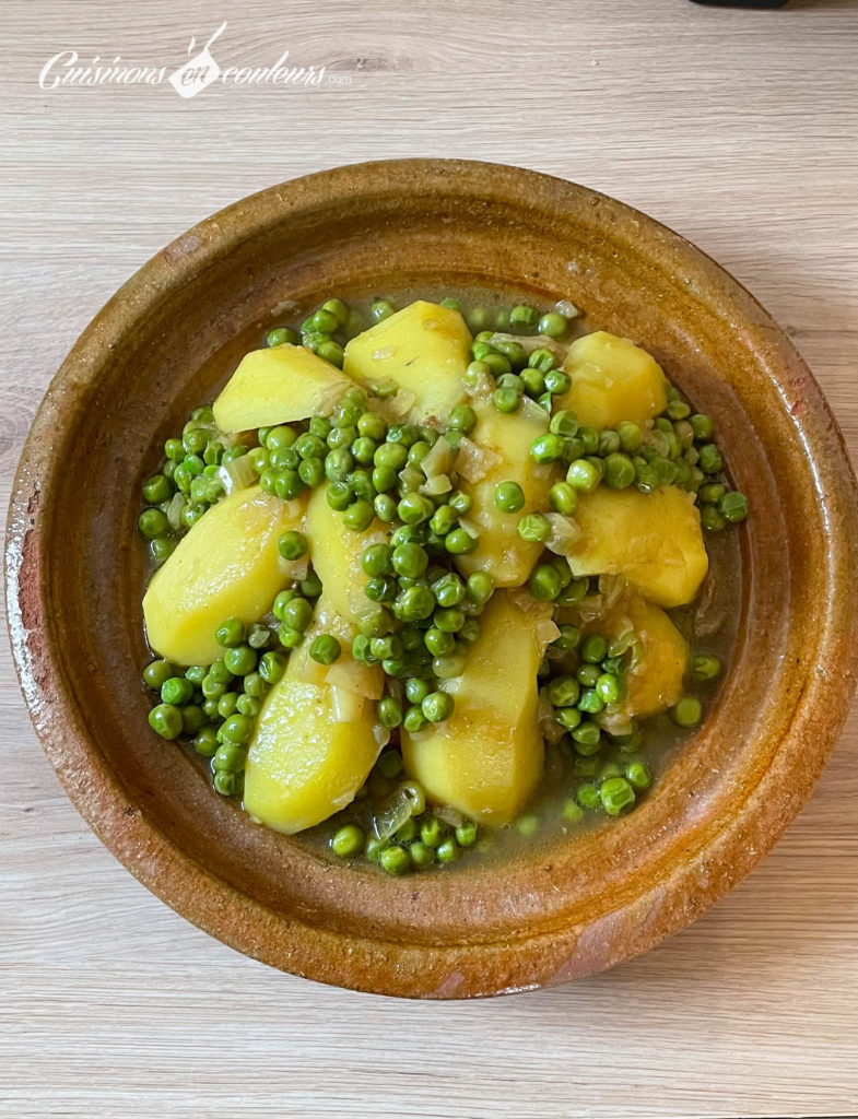 tajine-petits-pois-et-pdt-2-785x1024 - Tajine de veau aux pommes de terre et petits pois