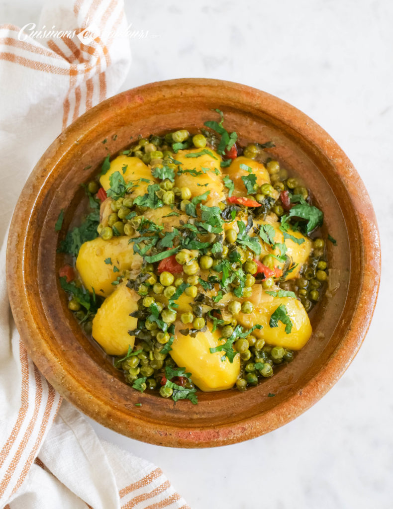 tajine-petits-pois-et-pdt-9-790x1024 - Tajine de veau aux pommes de terre et petits pois