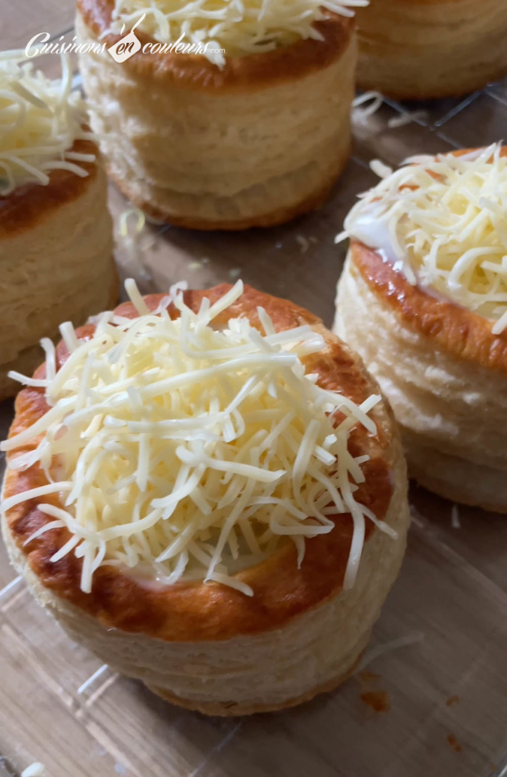 Vols au vent au poulet et aux champignons Cuisinons En Couleurs