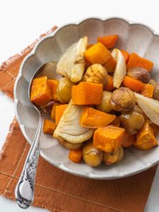 Légumes d’hiver rôtis au sirop d’érable