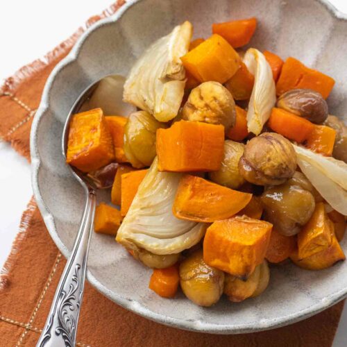Légumes d’hiver rôtis au sirop d’érable