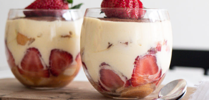 Tiramisu aux fraises
