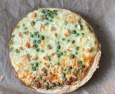 Quiche aux petits pois à la feta