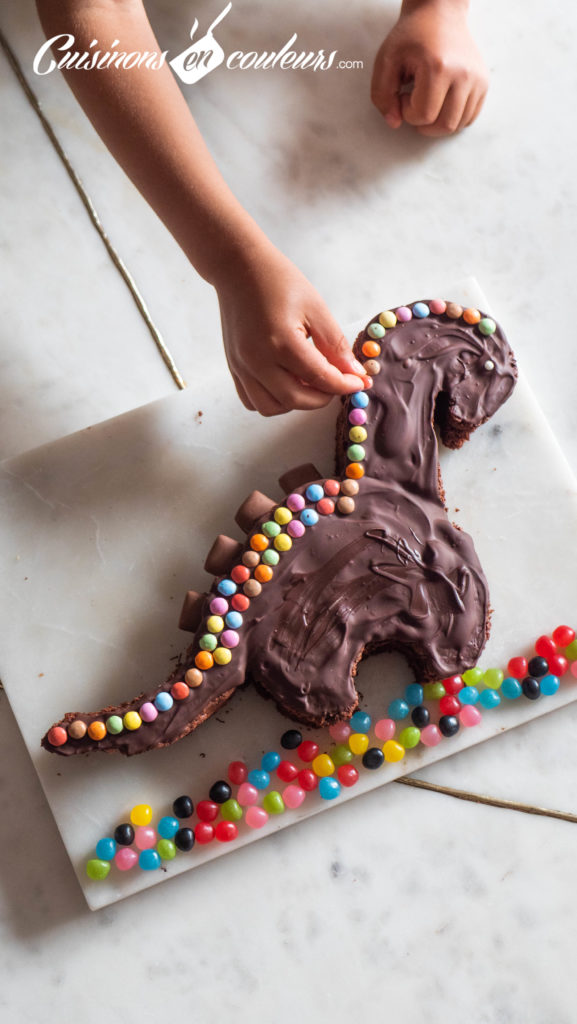 Gâteau des dinosaures