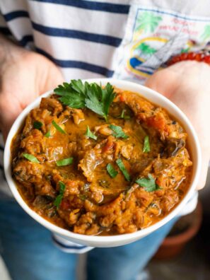 Zaalouk, dip d’aubergines à la marocaine